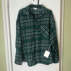 Brand new flannel. With tags. Size medium